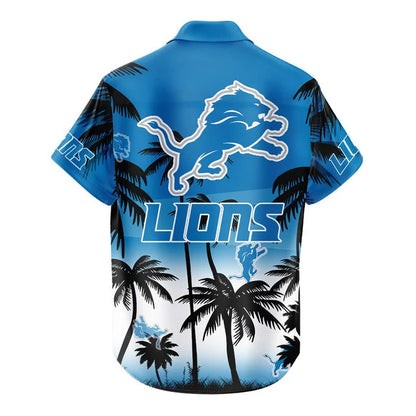 [SPECIAL OFFER] NEW CUSTOMIZED NFL04 DTL DETROIT LIONS UNISEX HAWAIIAN SHIRT & SHORTS SET