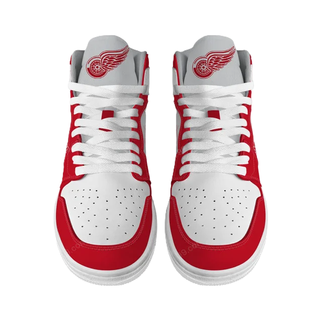 [SUPER SALE] NEW CUSTOMIZED NHL22 DR WINGS AIR JORDAN SNEAKERS
