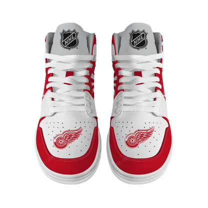 [SUPER SALE] NEW CUSTOMIZED NHL22 DR WINGS AIR JORDAN SNEAKERS