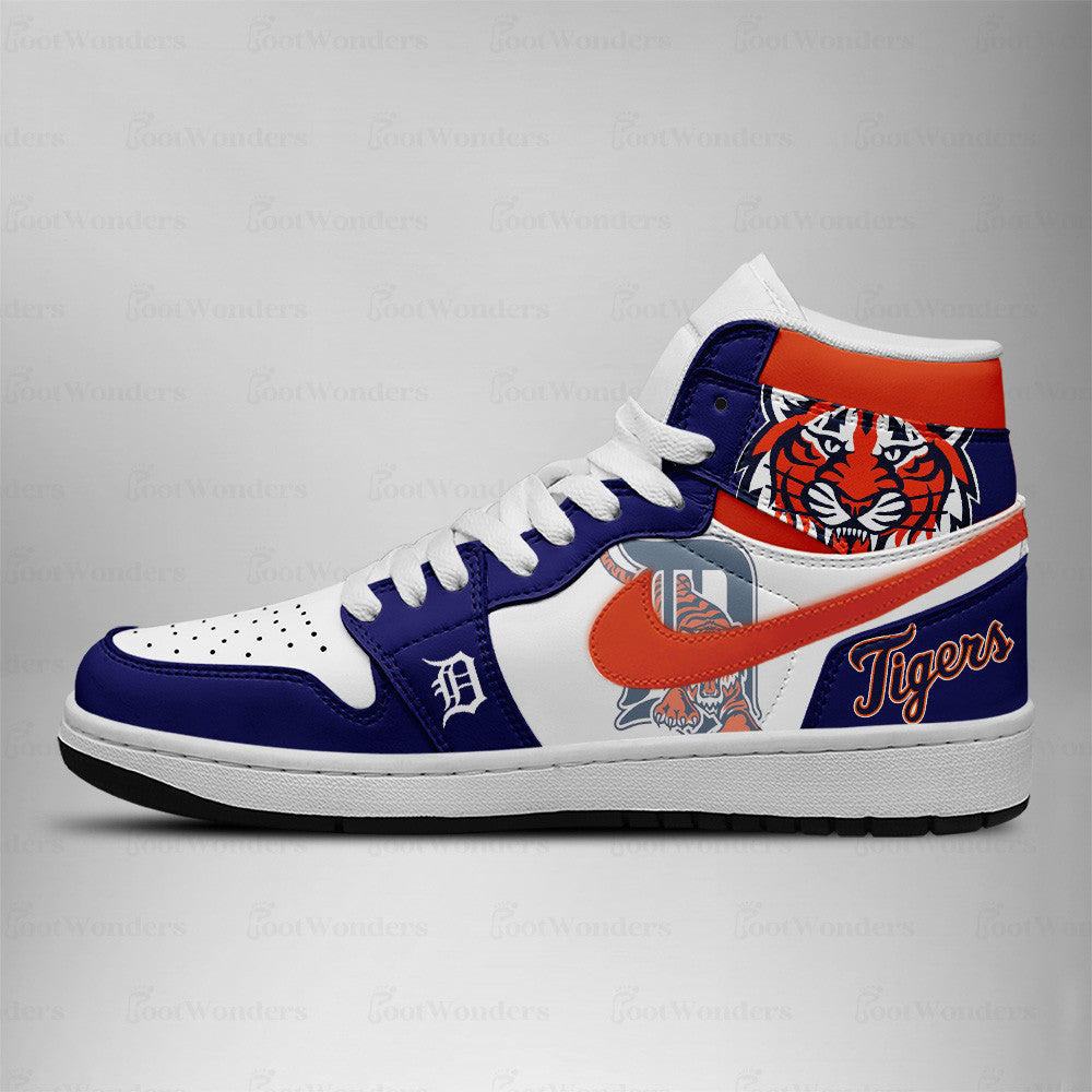 [FLASH SALE] NEW CUSTOMIZED MLB16 DT TIGERS AIR JORDAN SNEAKERS