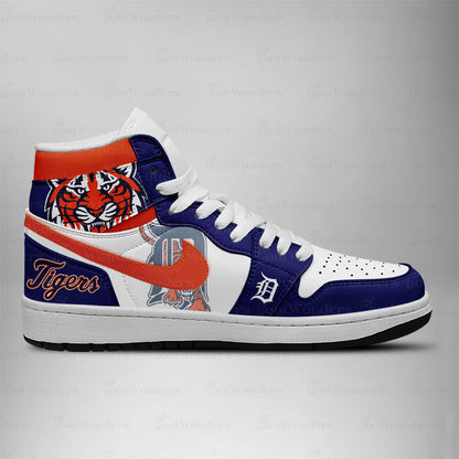 [FLASH SALE] NEW CUSTOMIZED MLB16 DT TIGERS AIR JORDAN SNEAKERS