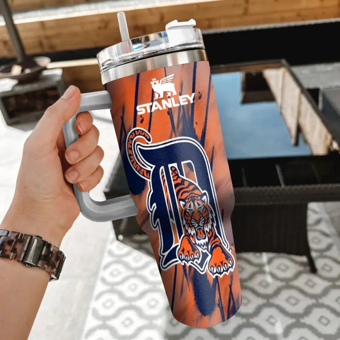 [FLASH SALE] NEW CUSTOMIZED MLB16 DTS DETROIT TIGERS 40OZ TUMBLER