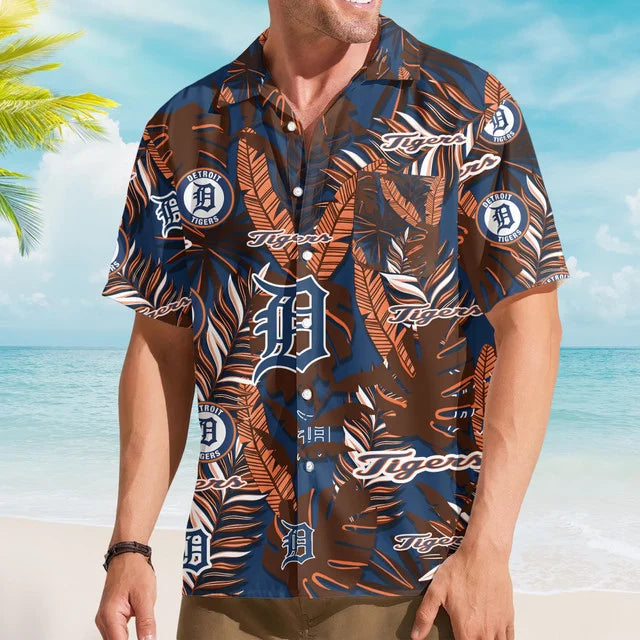 [FLASH SALE] NEW CUSTOMIZED MLB16 DTS DETROIT TIGERS UNISEX HAWAIIAN SHIRT