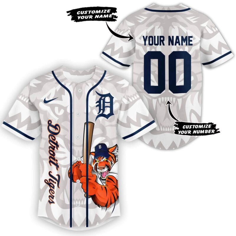 [FLASH SALE] NEW CUSTOMIZED MLB16 DT TIGERS BASEBALL JERSEY