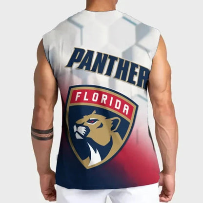[SUPER SALE] NEW CUSTOMIZED NHL01 FPT FLORIDA PANTHERS TANK TOP & GYM SHIRT
