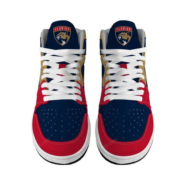 [SUPER SALE] NEW CUSTOMIZED NHL01 FL PANTHERS AIR JORDAN SNEAKERS
