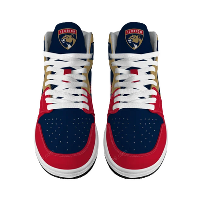 [SUPER SALE] NEW CUSTOMIZED NHL01 FL PANTHERS AIR JORDAN SNEAKERS