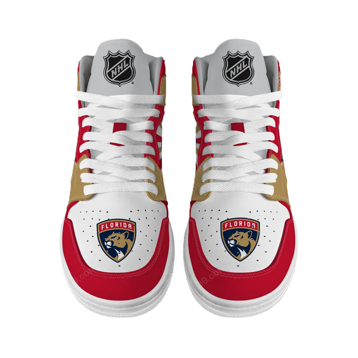 [SUPER SALE] NEW CUSTOMIZED NHL01 FL PANTHERS AIR JORDAN SNEAKERS