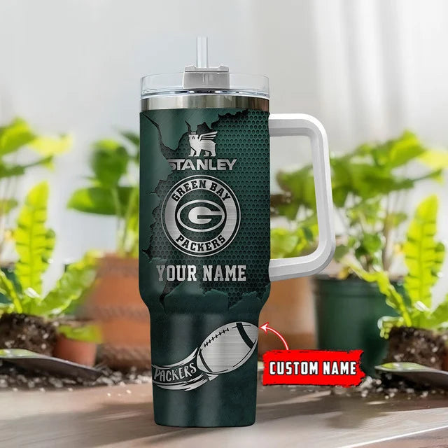 [SPECIAL OFFER] NEW CUSTOMIZED NFL08 GBP GREEN BAY PACKERS TUMBLER CUP