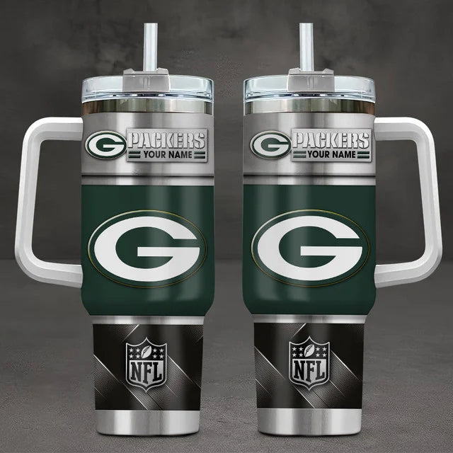 [SPECIAL OFFER] NEW CUSTOMIZED NFL08 GBP GREEN BAY PACKERS TUMBLER CUP