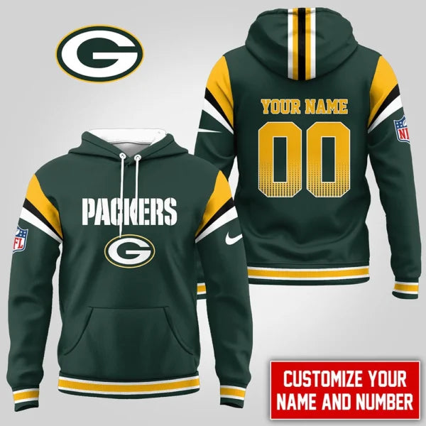 [SPECIAL OFFER] NEW CUSTOMIZED NFL08 GBP GREEN BAY PACKERS T-SHIRT, HOODIE, ZIP HOODIE