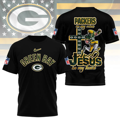 [SPECIAL OFFER] NEW CUSTOMIZED NFL08 GBP GREEN BAY PACKERS T-SHIRT | MULTIPLE COLORS AVAILABLE