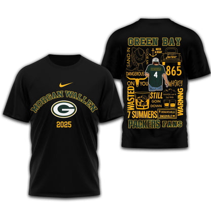 [SPECIAL OFFER] NEW CUSTOMIZED NFL08 GBP GREEN BAY PACKERS T-SHIRT | MULTIPLE COLORS AVAILABLE