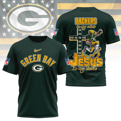[SPECIAL OFFER] NEW CUSTOMIZED NFL08 GBP GREEN BAY PACKERS T-SHIRT | MULTIPLE COLORS AVAILABLE