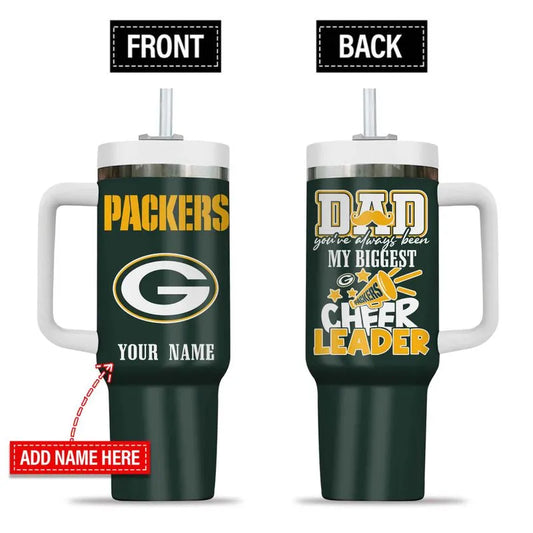 [SPECIAL OFFER] NEW CUSTOMIZED NFL08 GBP GREEN BAY PACKERS 40OZ TUMBLER