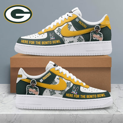 [SPECIAL OFFER] NEW CUSTOMIZED NFL08 GBP GREEN BAY PACKERS SUPER BOWL HALFTIME SHOW AF1 SHOES