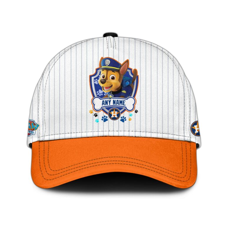 [FLASH SALE] NEW CUSTOMIZED MLB10 HAS HOUSTON ASTROS x PAW PATROL BASEBALL JERSEY & CAP
