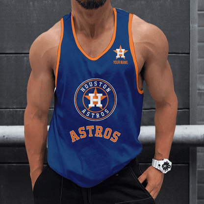 [FLASH SALE] NEW CUSTOMIZED MLB10 HOUSTON ASTROS UNISEX TANK TOP