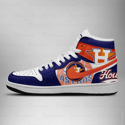 [FLASH SALE] NEW CUSTOMIZED MLB10 HT ASTROS AIR JORDAN SNEAKERS