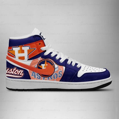 [FLASH SALE] NEW CUSTOMIZED MLB10 HT ASTROS AIR JORDAN SNEAKERS