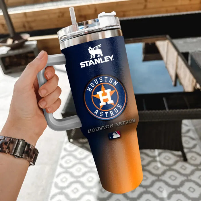 [FLASH SALE] NEW CUSTOMIZED MLB10 HAS HOUSTON ASTROS 40OZ TUMBLER