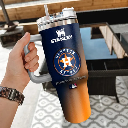 [FLASH SALE] NEW CUSTOMIZED MLB10 HAS HOUSTON ASTROS 40OZ TUMBLER