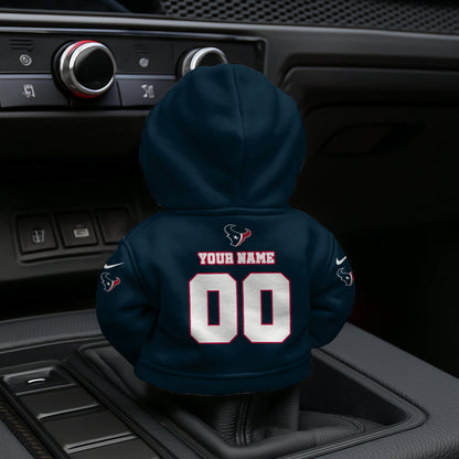 [SPECIAL OFFER] NEW CUSTOMIZED NFL15 HTT HOUSTON TEXANS AUTOMOTIVE HOODIE SHIFT KNOB COVER