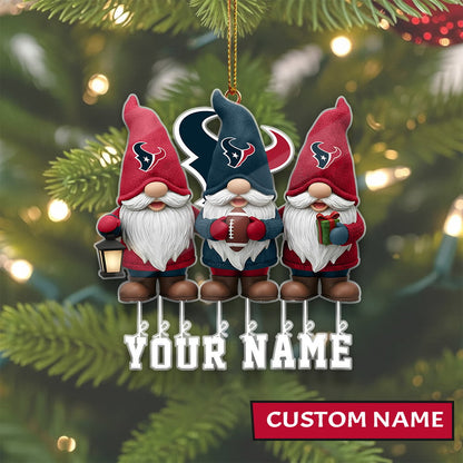 [SPECIAL OFFER] NEW CUSTOMIZED NFL15 HTT HOUSTON TEXANS CHRISTMAS ACRYLIC ORNAMENT
