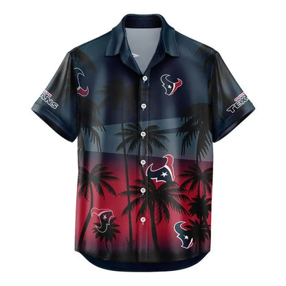 [SPECIAL OFFER] NEW CUSTOMIZED NFL15 HTT HOUSTON TEXANS UNISEX HAWAIIAN SHIRT & SHORTS SET