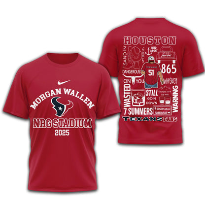 [SPECIAL OFFER] NEW CUSTOMIZED NFL15 HTT HOUSTON TEXANS T-SHIRT | MULTIPLE COLORS AVAILABLE