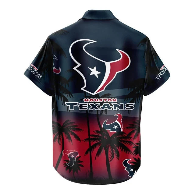 [SPECIAL OFFER] NEW CUSTOMIZED NFL15 HTT HOUSTON TEXANS UNISEX HAWAIIAN SHIRT & SHORTS SET