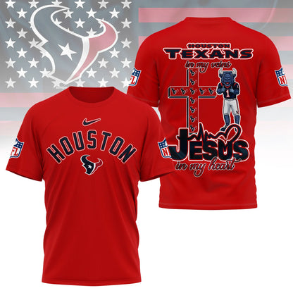 [SPECIAL OFFER] NEW CUSTOMIZED NFL15 HTT HOUSTON TEXANS T-SHIRT | MULTIPLE COLORS AVAILABLE