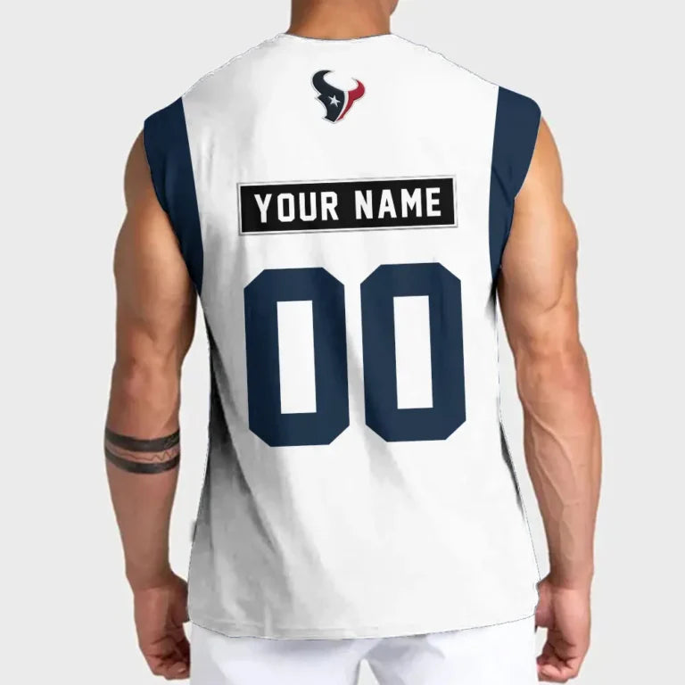 [SPECIAL OFFER] NEW CUSTOMIZED NFL15 HTT HOUSTON TEXANS TANKTOP & GYM SHIRT