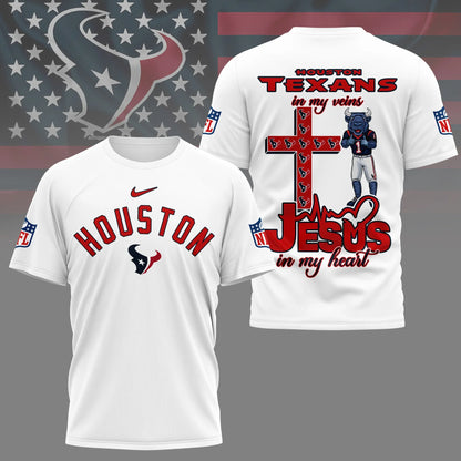 [SPECIAL OFFER] NEW CUSTOMIZED NFL15 HTT HOUSTON TEXANS T-SHIRT | MULTIPLE COLORS AVAILABLE