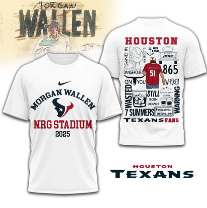 [SPECIAL OFFER] NEW CUSTOMIZED NFL15 HTT HOUSTON TEXANS T-SHIRT | MULTIPLE COLORS AVAILABLE