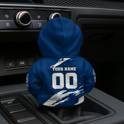 [SPECIAL OFFER] NEW CUSTOMIZED NFL17 IDC INDIANAPOLIS COLTS CAR HOODIE SHIFT KNOB COVER