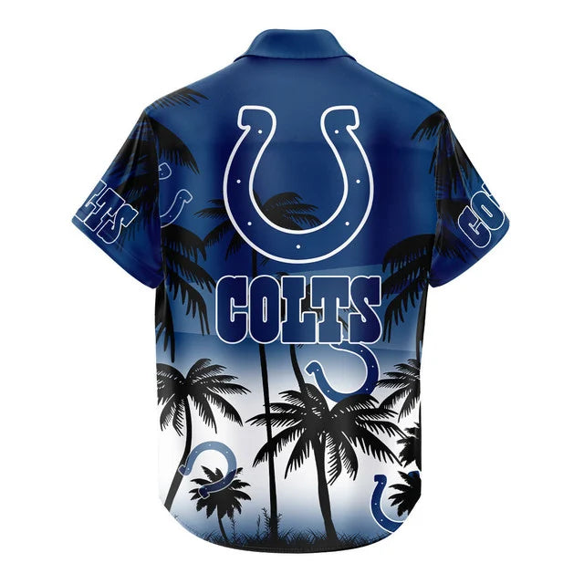 [SPECIAL OFFER] NEW CUSTOMIZED NFL17 IDC INDIANAPOLIS COLTS UNISEX HAWAIIAN SHIRT & SHORTS SET