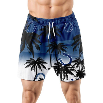 [SPECIAL OFFER] NEW CUSTOMIZED NFL17 IDC INDIANAPOLIS COLTS UNISEX HAWAIIAN SHIRT & SHORTS SET