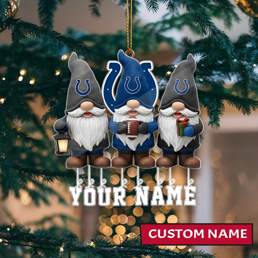 [SPECIAL OFFER] NEW CUSTOMIZED NFL17 IDC INDIANAPOLIS COLTS CHRISTMAS ACRYLIC ORNAMENT
