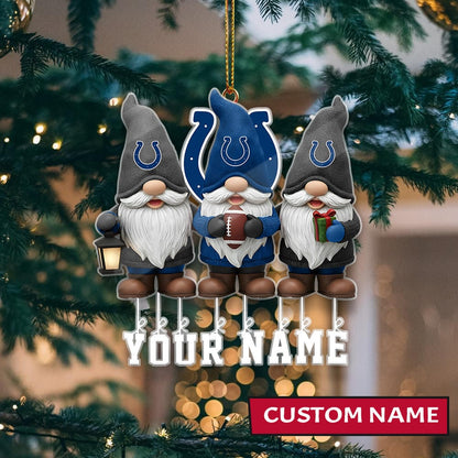 [SPECIAL OFFER] NEW CUSTOMIZED NFL17 IDC INDIANAPOLIS COLTS CHRISTMAS ACRYLIC ORNAMENT