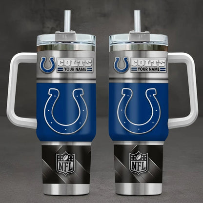 [SPECIAL OFFER] NEW CUSTOMIZED NFL17 IDC INDIANAPOLIS COLTS TUMBLER CUP