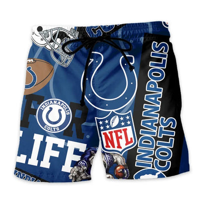[SPECIAL OFFER] NEW CUSTOMIZED NFL17 IDC INDIANAPOLIS COLTS UNISEX HAWAIIAN SHIRT & SHORTS SET