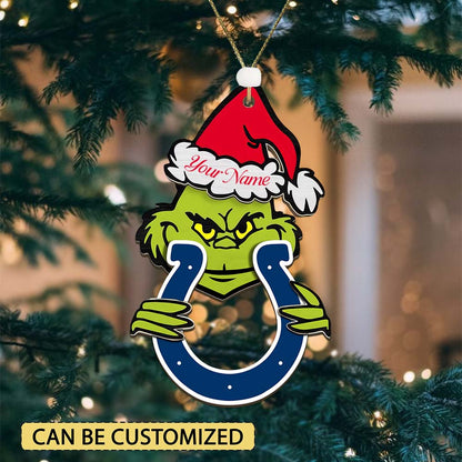 [SPECIAL OFFER] NEW CUSTOMIZED NFL17 IDC INDIANAPOLIS COLTS CHRISTMAS ACRYLIC ORNAMENT