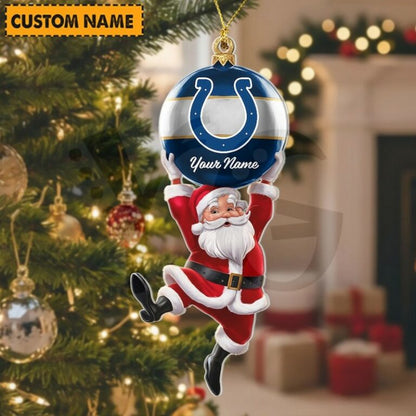[SPECIAL OFFER] NEW CUSTOMIZED NFL17 IDC INDIANAPOLIS COLTS CHRISTMAS ACRYLIC ORNAMENT