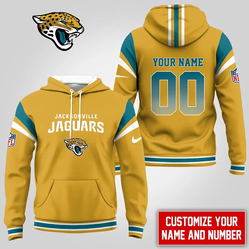 [SPECIAL OFFER] NEW CUSTOMIZED NFL30 JSJ JACKSONVILLE JAGUARS T-SHIRT, HOODIE, ZIP HOODIE