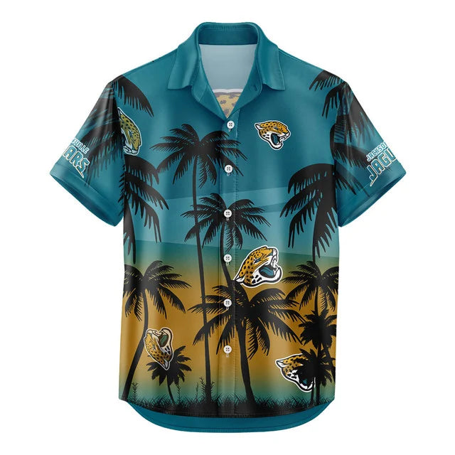 [SPECIAL OFFER] NEW CUSTOMIZED NFL30 JSJ JACKSONVILLE JAGUARS UNISEX HAWAIIAN SHIRT & SHORTS SET