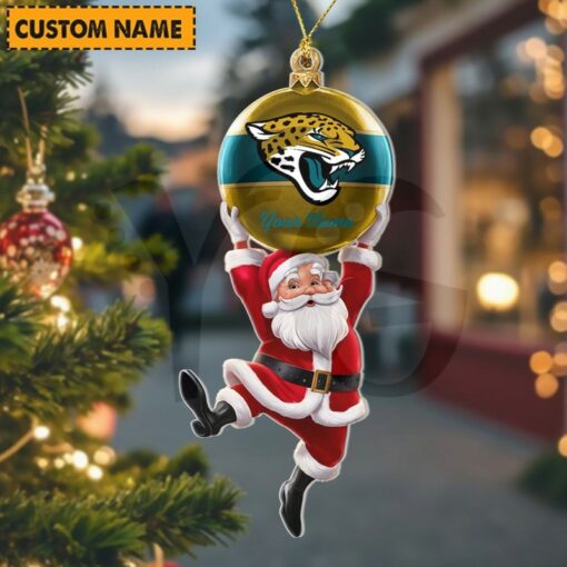 [SPECIAL OFFER] NEW CUSTOMIZED NFL30 JSJ JACKSONVILLE JAGUARS CHRISTMAS ACRYLIC ORNAMENT