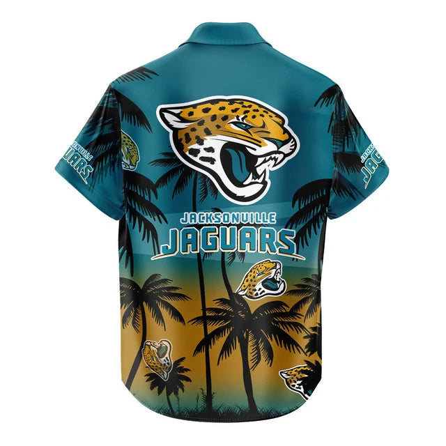 [SPECIAL OFFER] NEW CUSTOMIZED NFL30 JSJ JACKSONVILLE JAGUARS UNISEX HAWAIIAN SHIRT & SHORTS SET