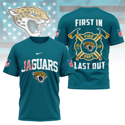 [SPECIAL OFFER] NEW CUSTOMIZED NFL30 JSJ JACKSONVILLE JAGUARS T-SHIRT | MULTIPLE COLORS AVAILABLE