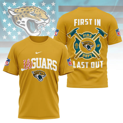 [SPECIAL OFFER] NEW CUSTOMIZED NFL30 JSJ JACKSONVILLE JAGUARS T-SHIRT | MULTIPLE COLORS AVAILABLE